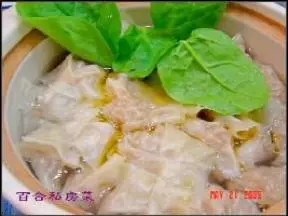 猪肉莲藕馄饨