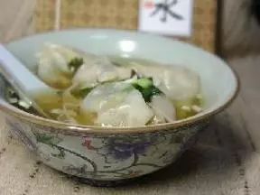 韭菜扇贝馄饨