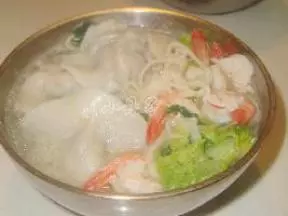 儿子的晚餐--水饺面