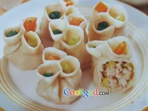 鱼肉大葱饺