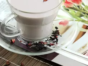 焦糖花果奶茶