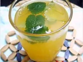 香蜂草椰果飲