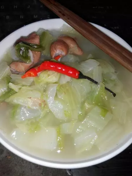 肥腸煮白菜