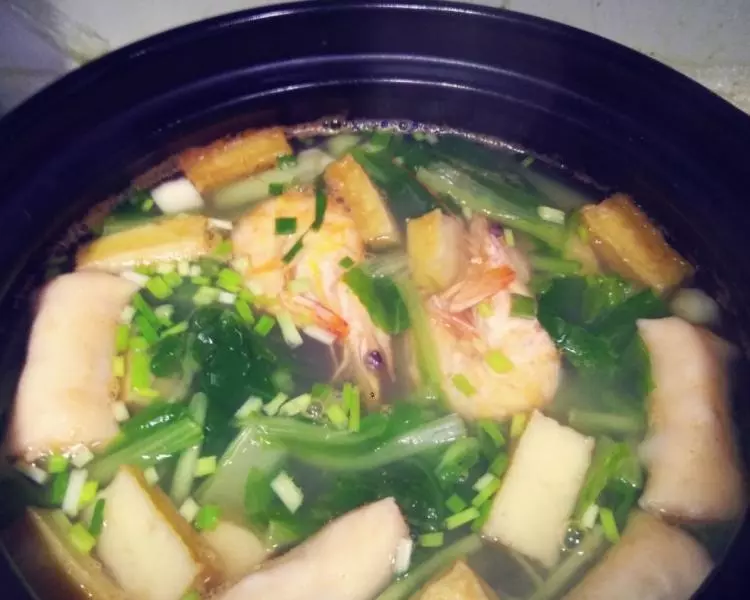 小白菜海鮮湯