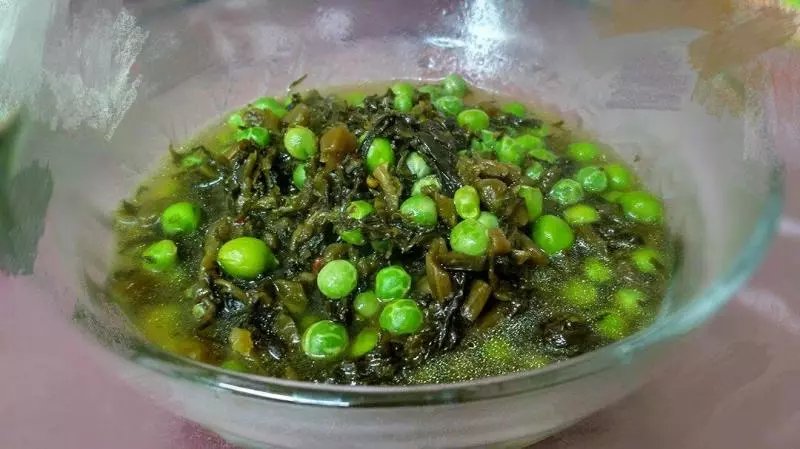 鹹菜豌豆湯