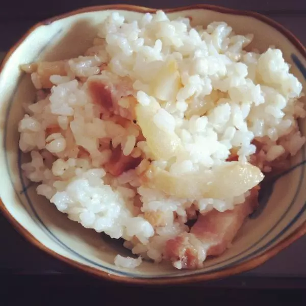 萝卜丝腊肉箜饭