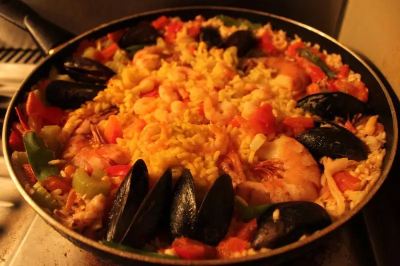 西班牙海鲜饭Paella