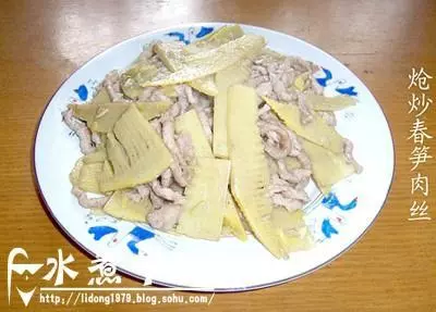 熗炒春筍肉絲