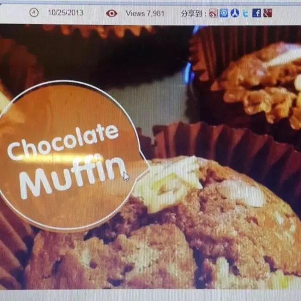 chocolate muffin