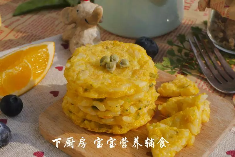 香煎鳕鱼米饼