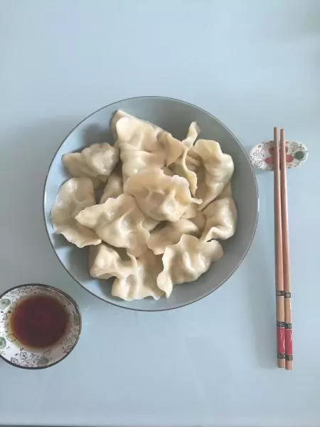 角瓜鸡蛋陷饺子