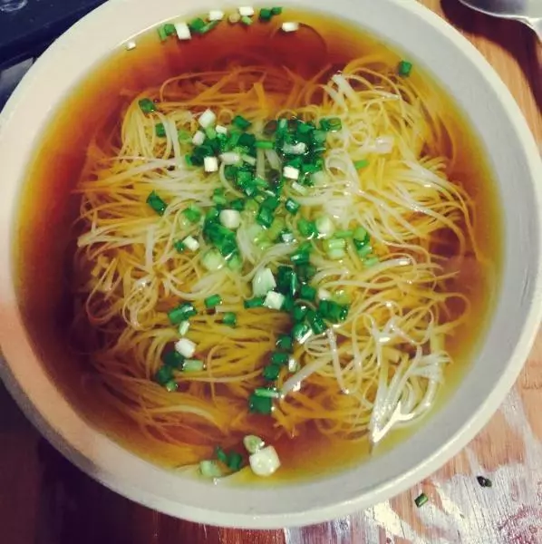 小清新酱油素食面