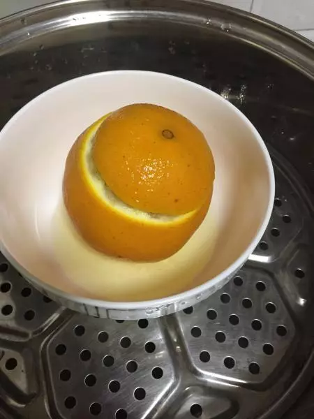 盐蒸橙子（止咳）