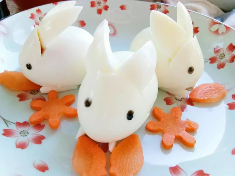 《花花家的菜》小兔子造型鸡蛋