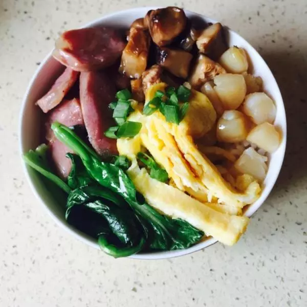 电饭锅香肠饭