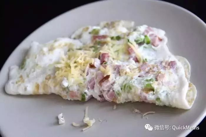 美式芝士蛋白饼Egg White Omelet