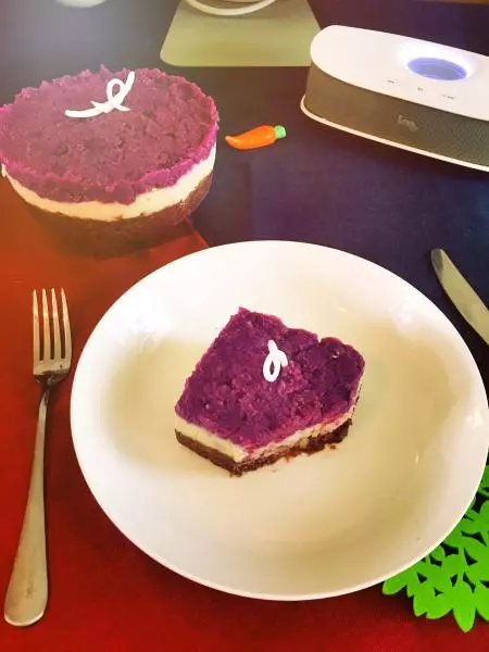 紫薯山药红豆糕