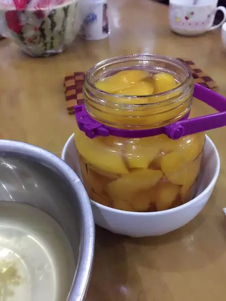 黃桃罐頭+黃桃果凍