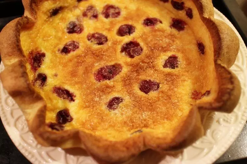 法式櫻桃水果蛋糕 Clafoutis aux cerises