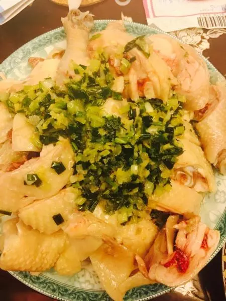 葱油鸡配鸡饭…一鸡三吃…好吃方便