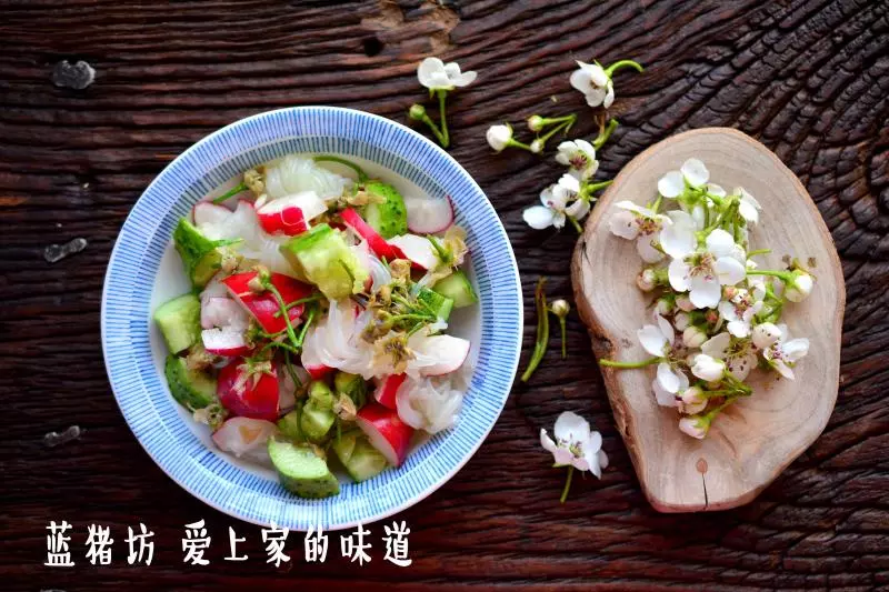 健康美味！夏天必備！涼拌梨花