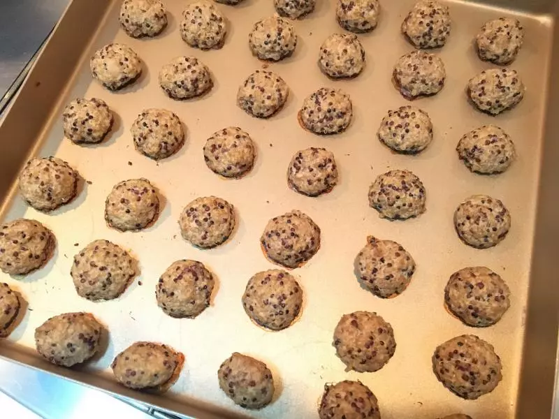 寶寶輔食 － 藜麥牛肉丸 Quinoa beef meat balls