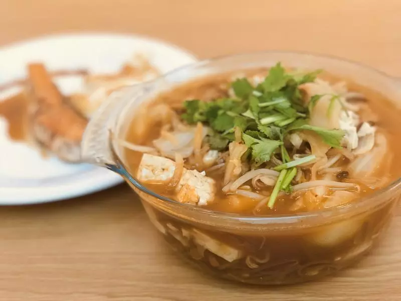 泡菜豆腐蕎麥麵