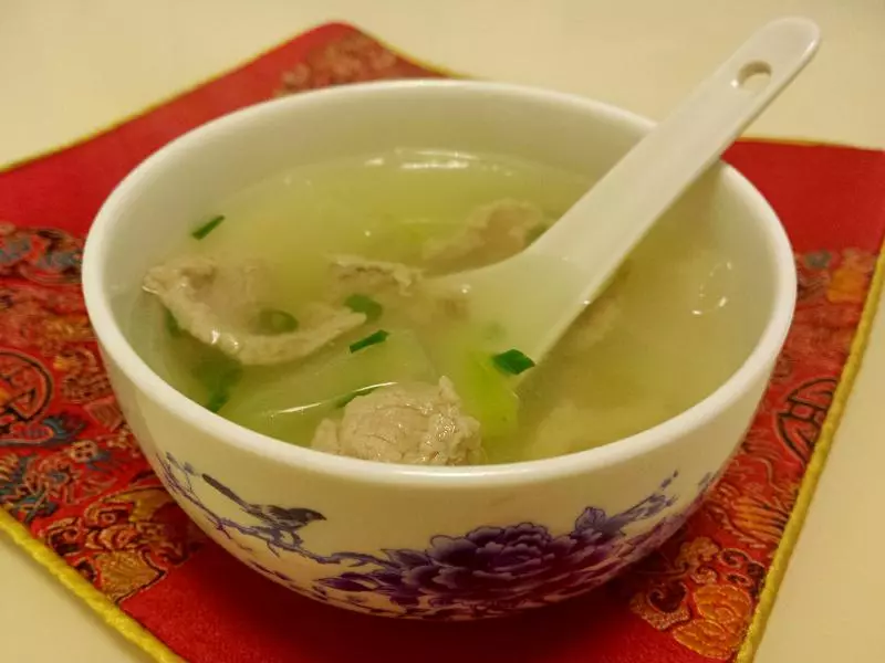 肉片冬瓜湯