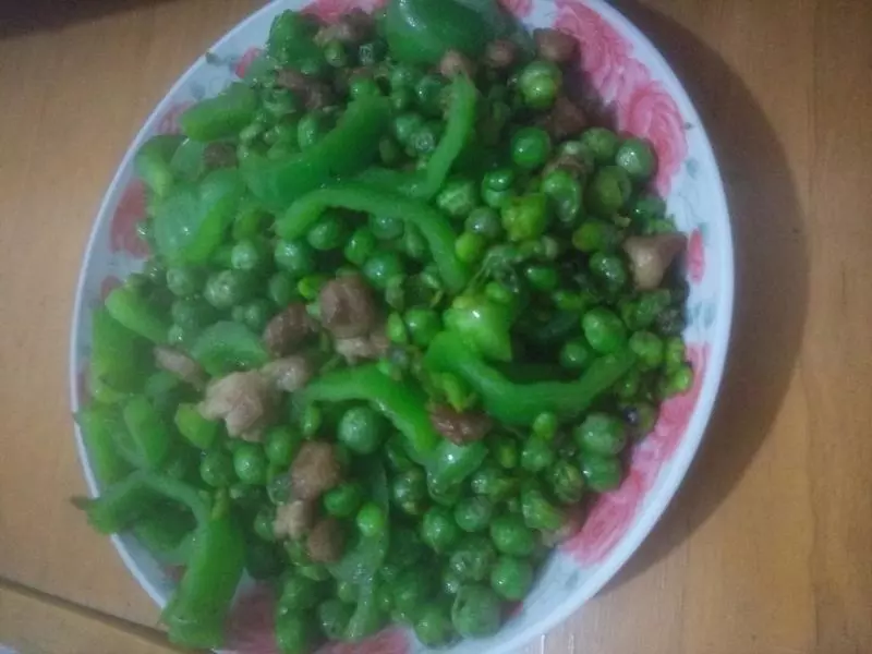 豌豆炒肉