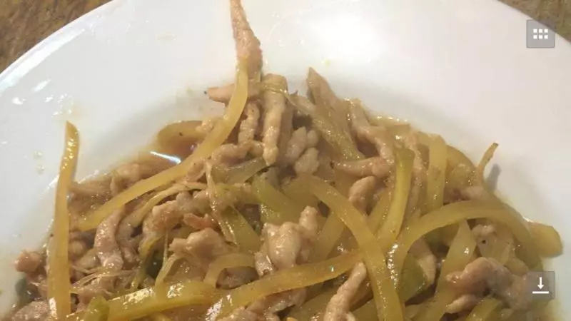 榨菜炒肉丝