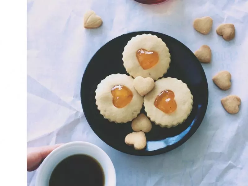 饼干3：果酱心饼干