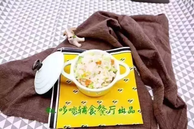 宝宝三文鱼烩饭