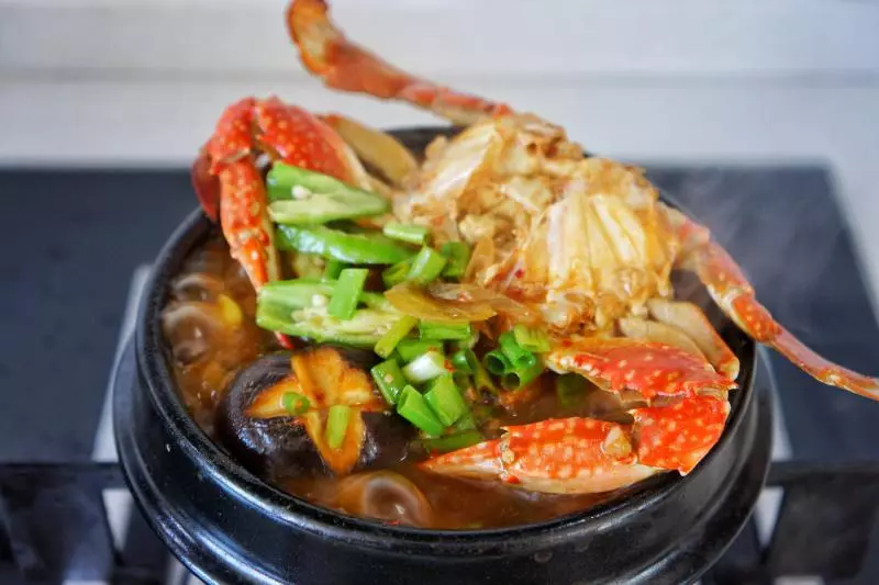 螃蟹泡菜汤?️