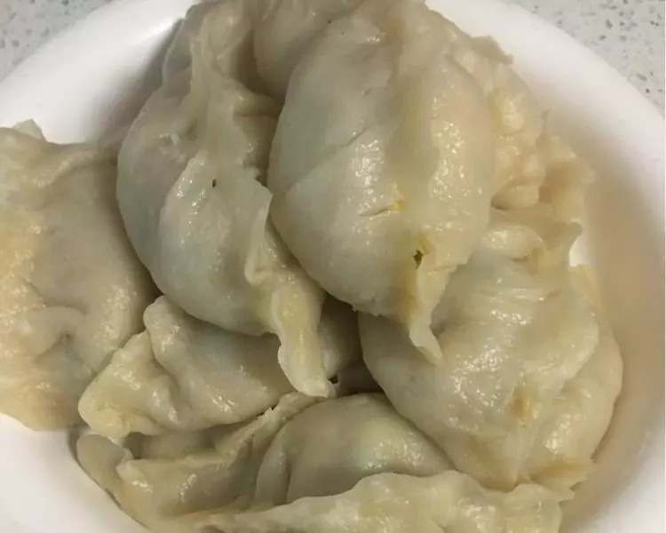 烫面素三鲜馅蒸饺～秒杀五星酒店