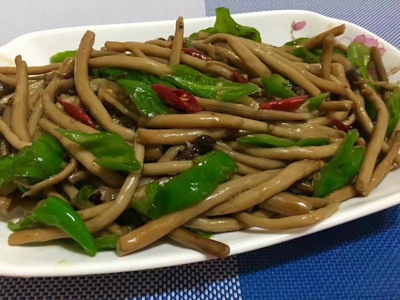 辣炒茶樹菇