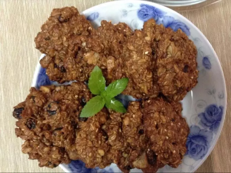 香蕉燕麦饼干