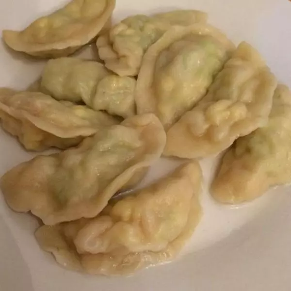 黄瓜虾仁鸡蛋饺子