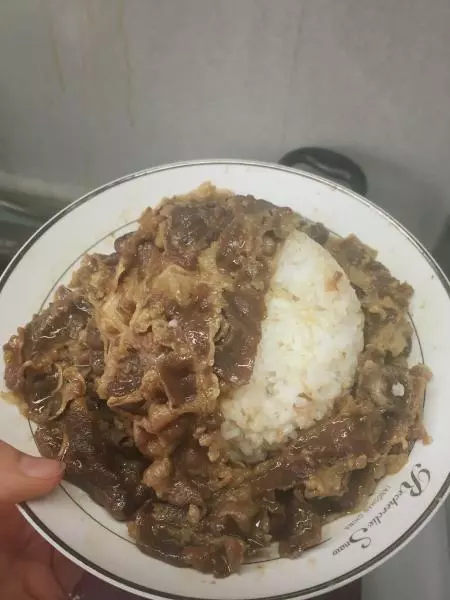 简版肥牛饭