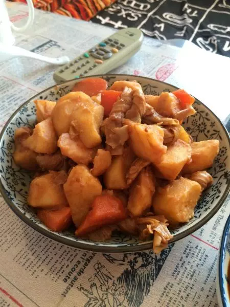 酱炖土豆豆腐结