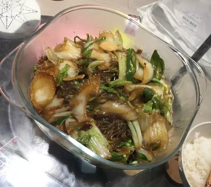 白菜炒粉条