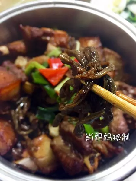 肉烧干豆角（肖妈妈秘制）