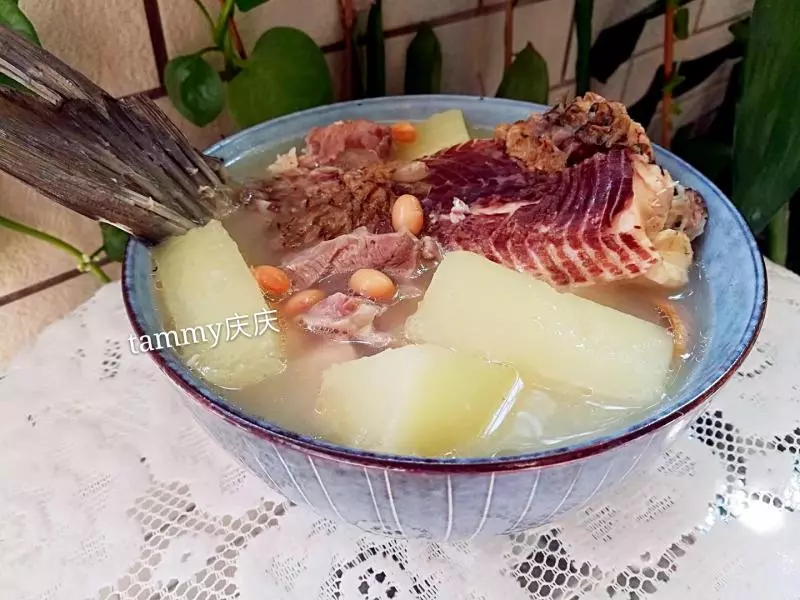 木瓜黃豆魚尾湯