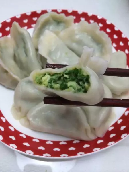 鲜虾韭苔饺