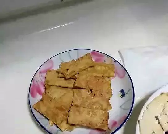 微波爐烤豆腐脆乾兒