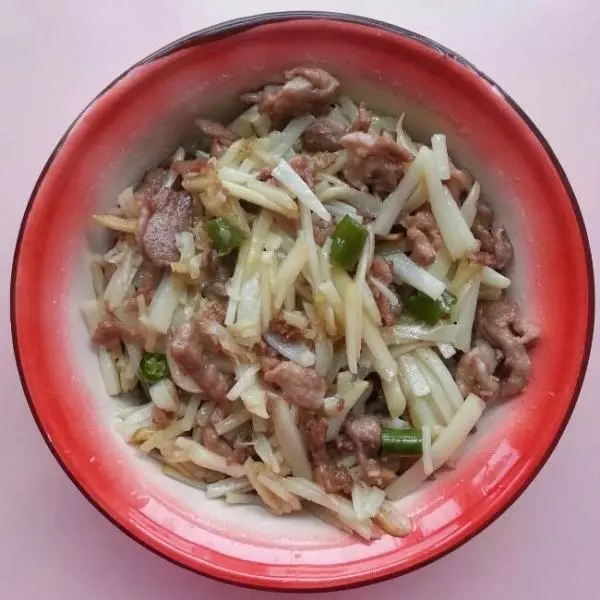 土豆丝炒肉丝