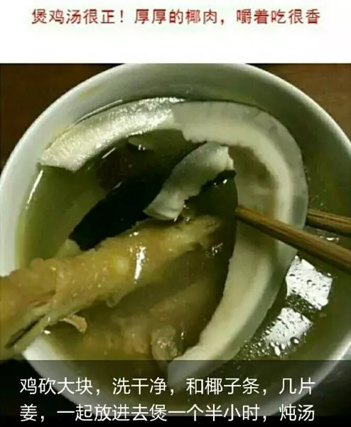 印度海椰子煲鸡汤