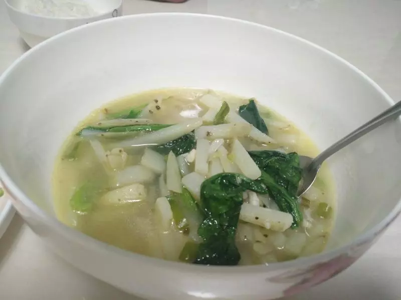 小白菜燉土豆條