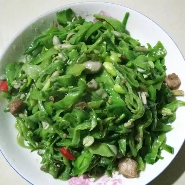 扁豆炒肉