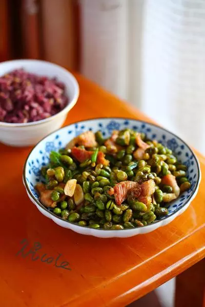 肉片炒青豆（伊莱特炒菜机器人）