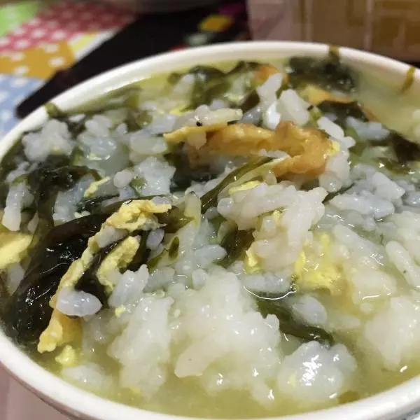 虾皮紫菜泡饭